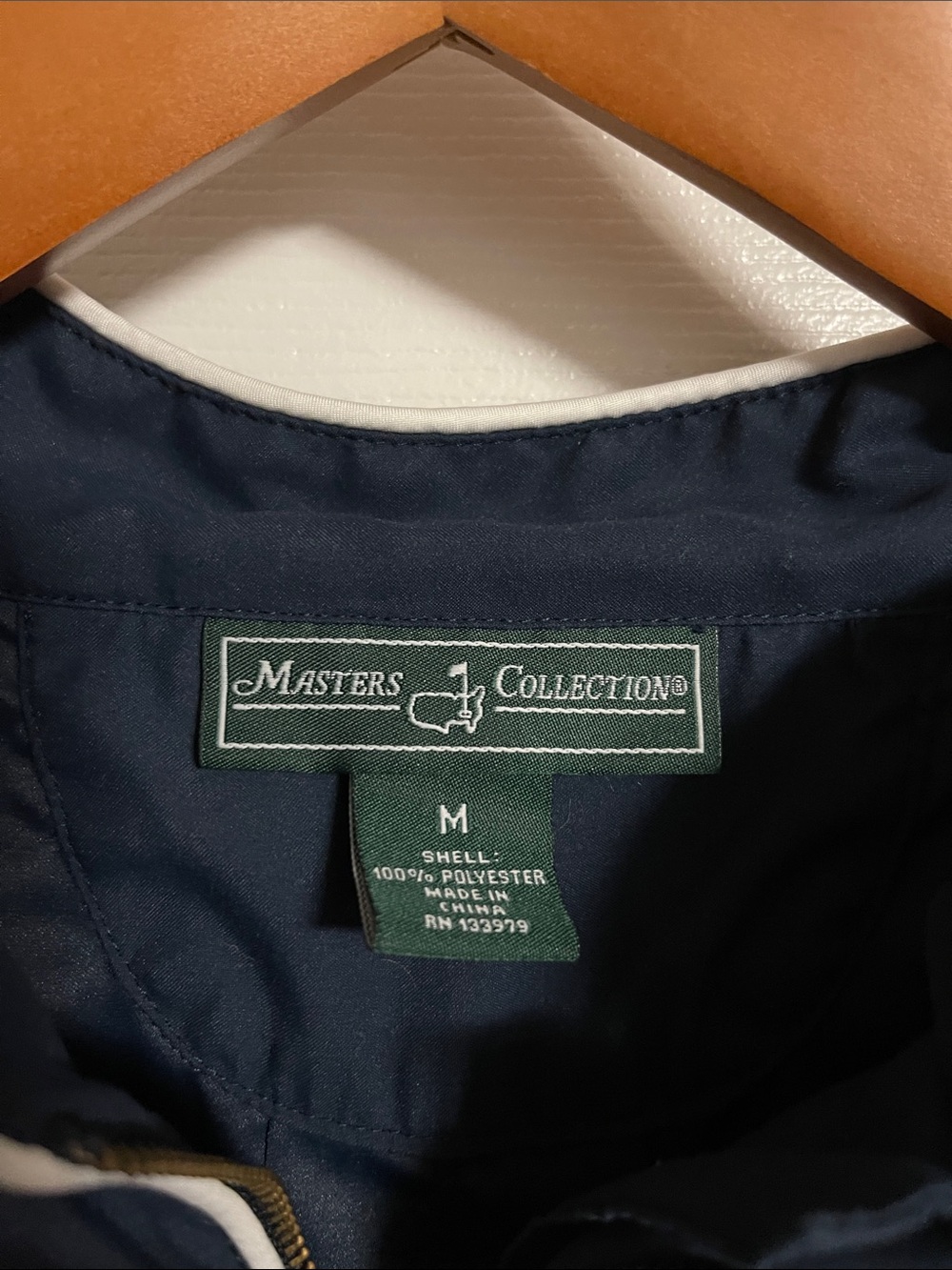Masters Navy Quarter-Zip Windbreaker - Picture 2 of 5